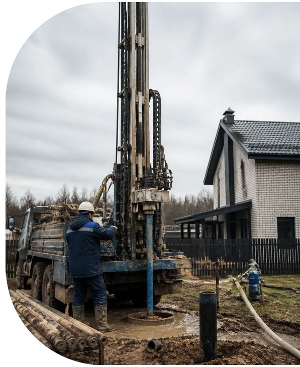 Бурение скважин на воду под ключ в Нововоронеже от 121440 р. | АПаруса-Нвв